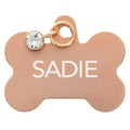 Rose Gold Bone Pet ID Tag K6846