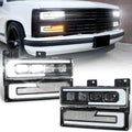 LED Headlight Assembly with DRL Turn Signal W766