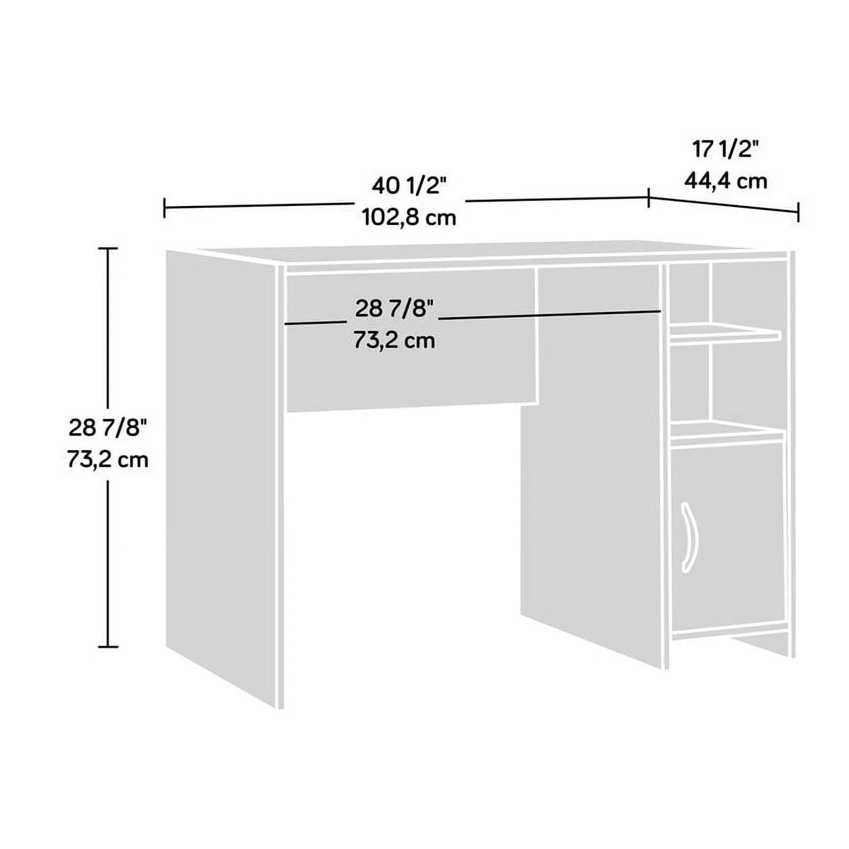 Small Space Writing Desk in Cinnamon Cherry F6018
