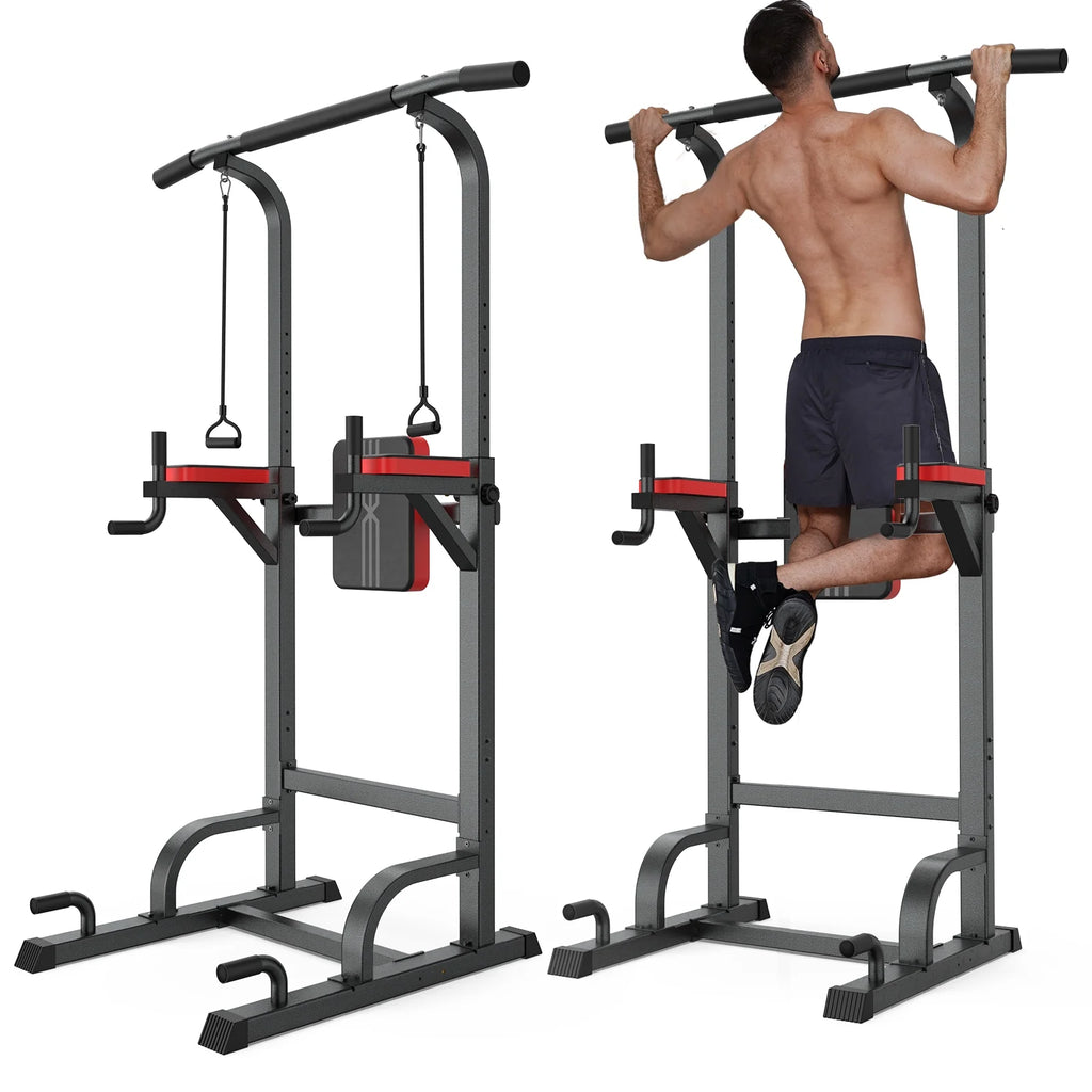 Multifunction Power Tower Dip Station Pull up Bar E858611