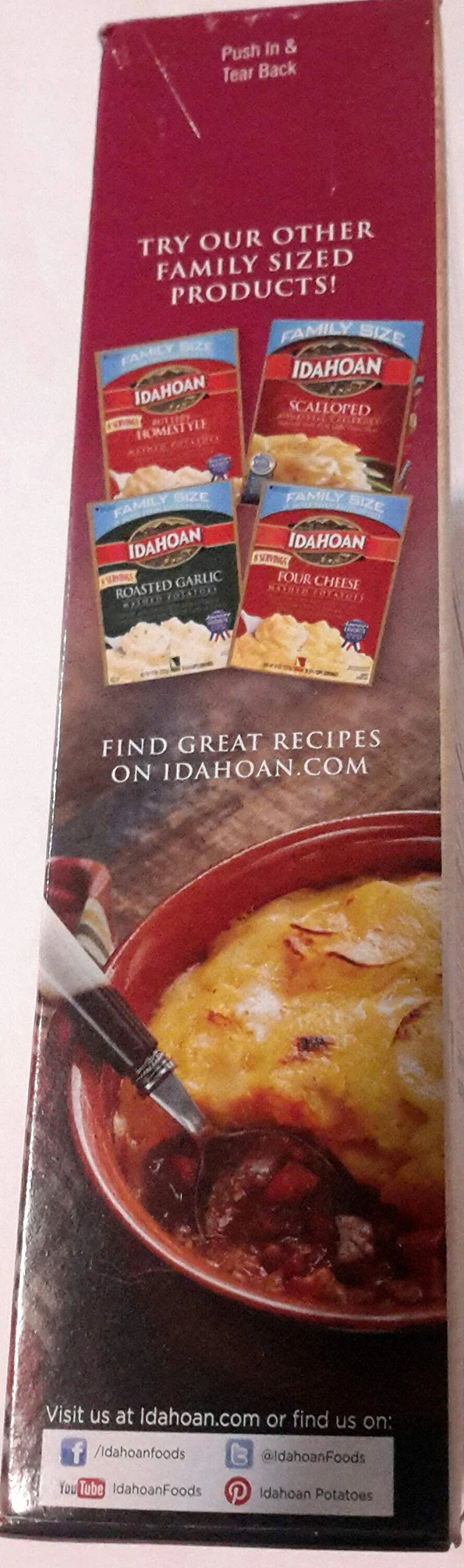 Au Gratin Casserole Family Size Pack of 12 P7434