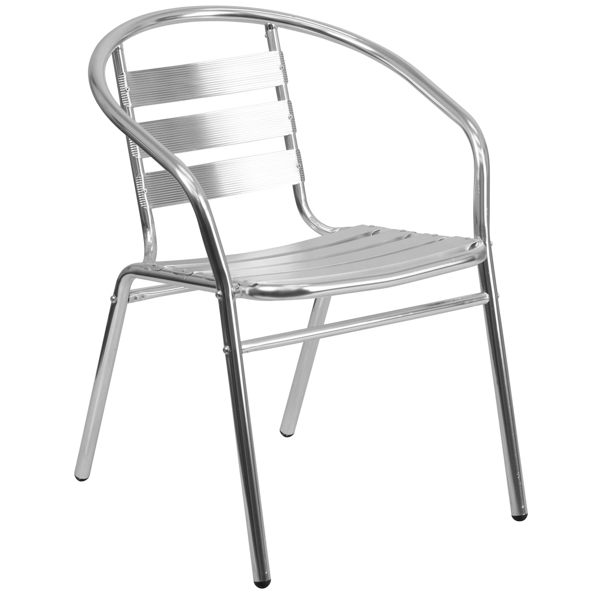 Round Aluminum Indoor-Outdoor Table Set with 4 Chairs I773918