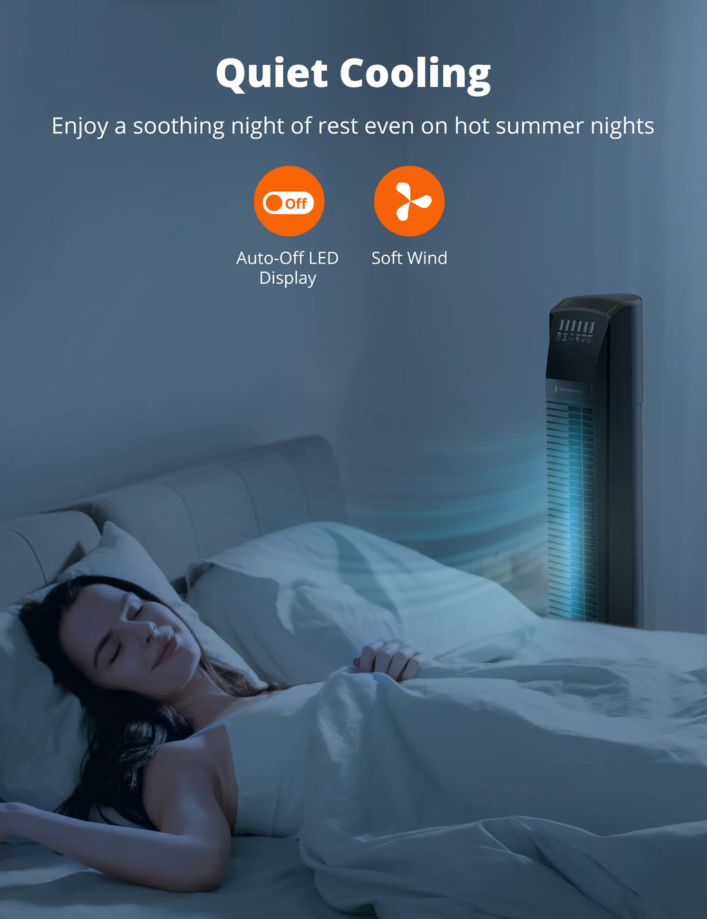 Oscillating Tower Fan with Remote K61110