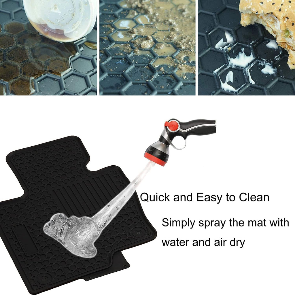 All Weather Rubber Floor Mats & Cargo Liners Set J645108