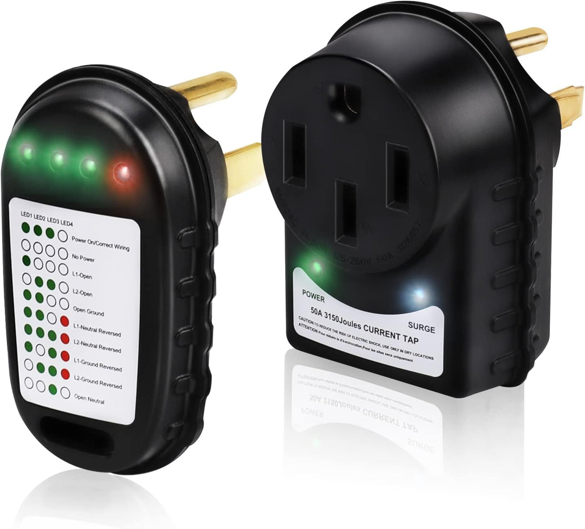 50 Amp Surge Protector with LED Indicator Light X495405