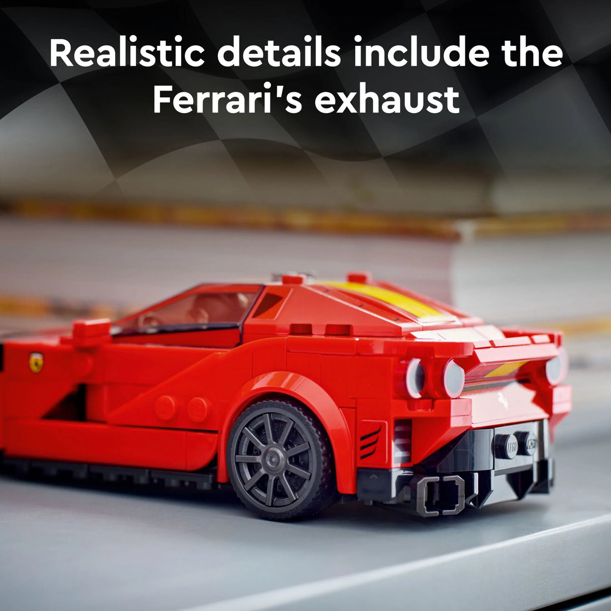Red Race Car Building Kit with Racing Driver Minifigure M642