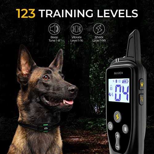 Dog Shock Collar 123 Levels Dog Training Collar B796