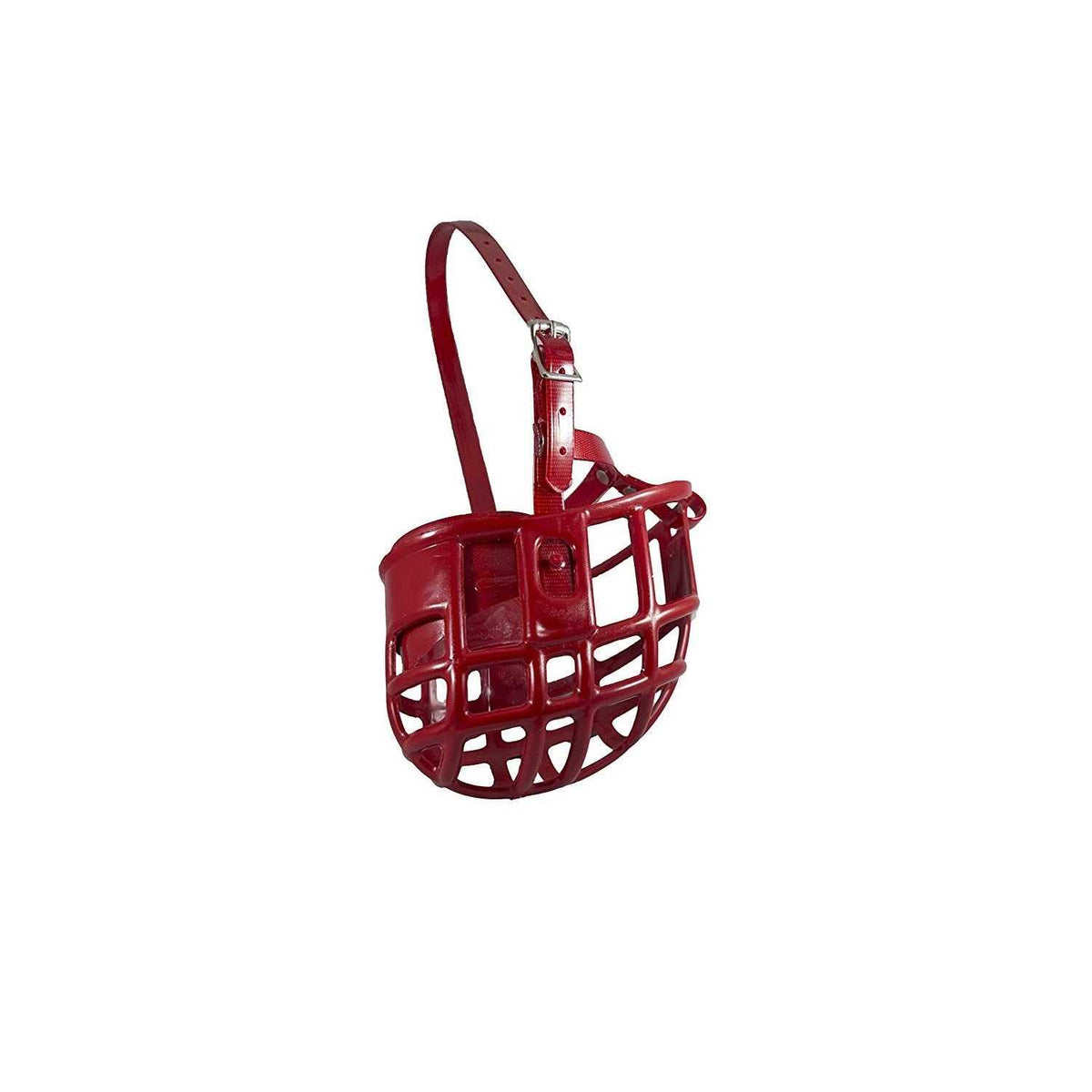 Plastic Dog Muzzle with Adjustable Nylon Headstall K882