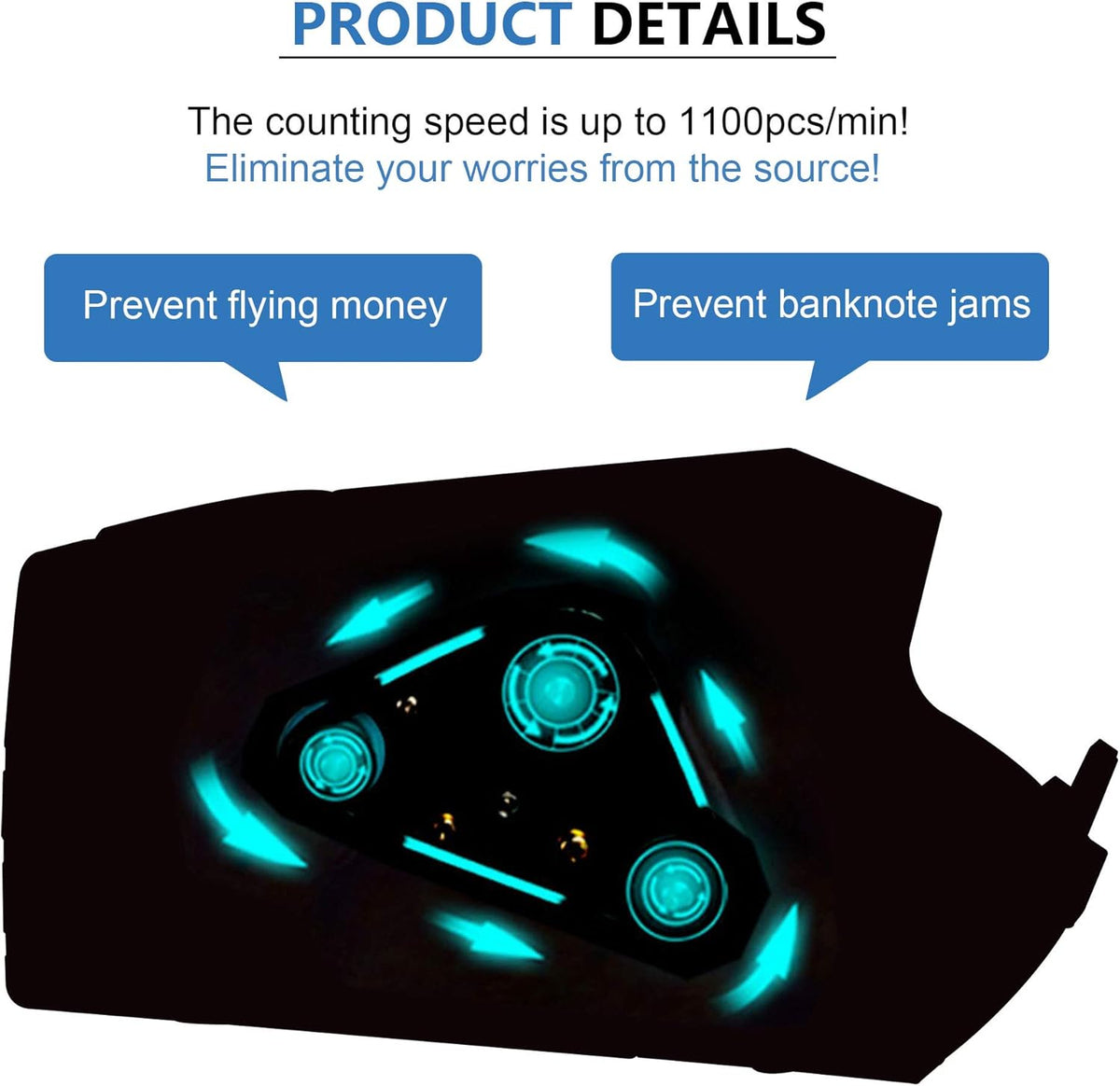 Money Counter with Counterfeit Detection J39459