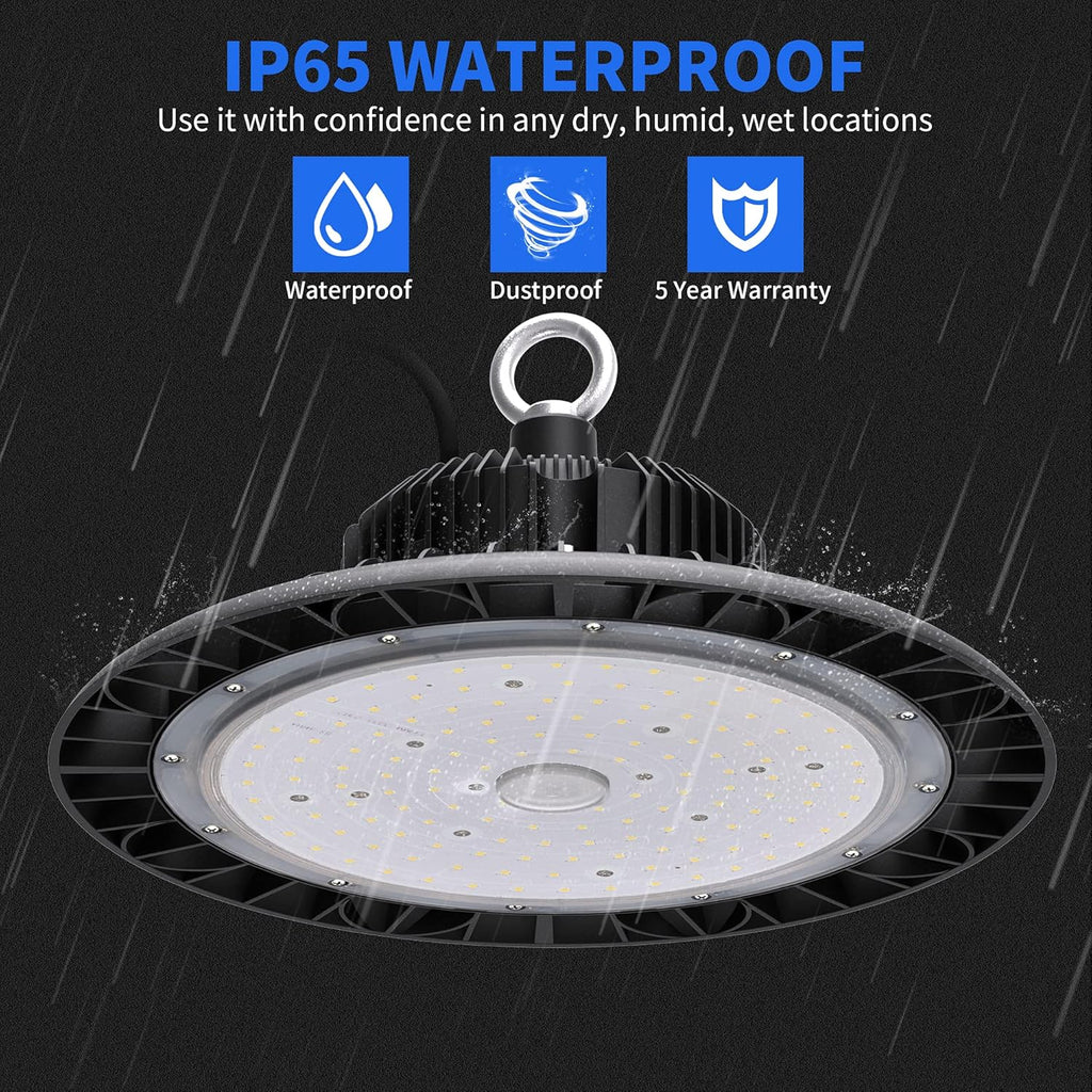 100W 14000 LM 5000K IP65 Waterproof LED High Bay Light D700614