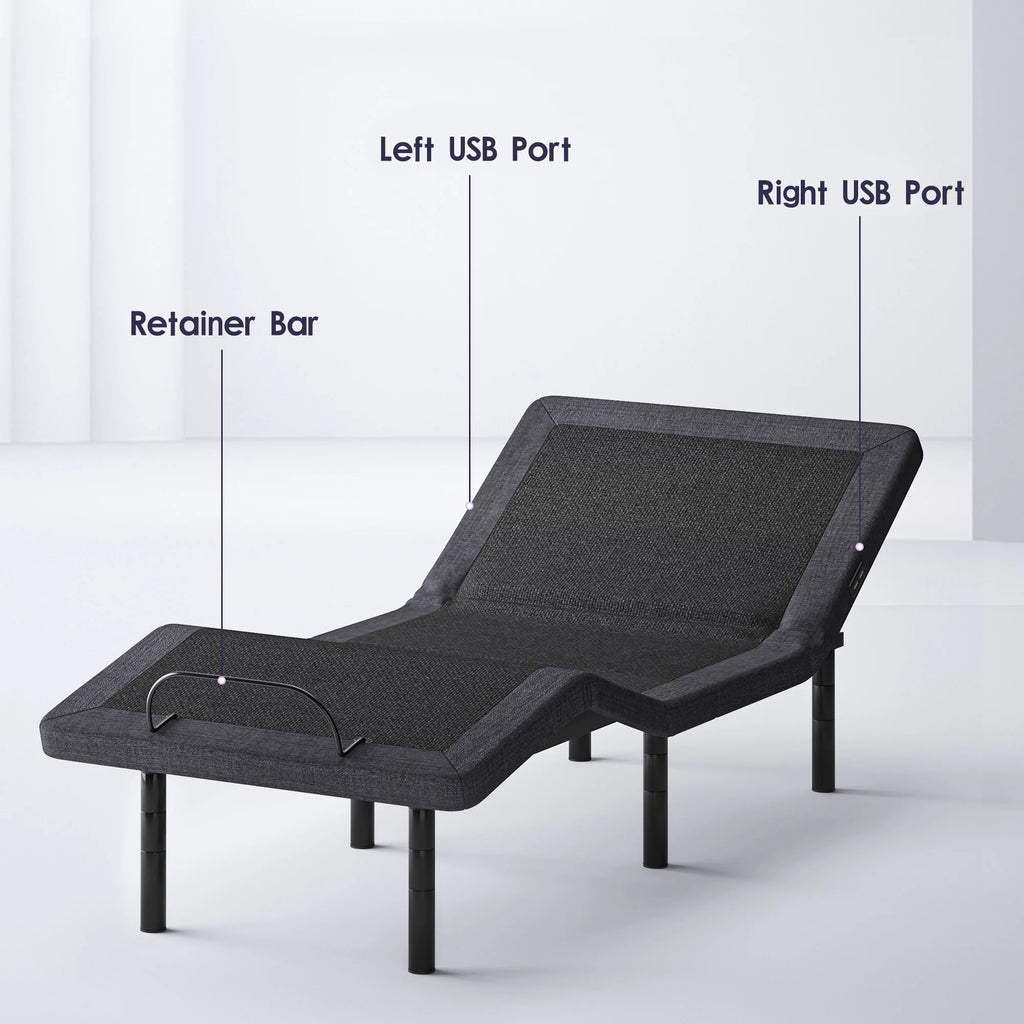 Twin Size Ergonomic Electric Adjustable Bed Base U527