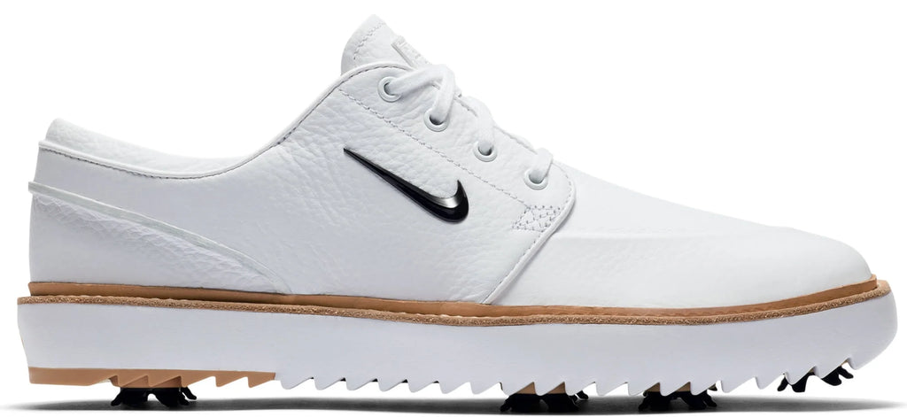 White Black Tan Gum Golf Shoes Z503