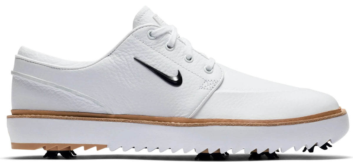 White Black Tan Gum Golf Shoes Z503