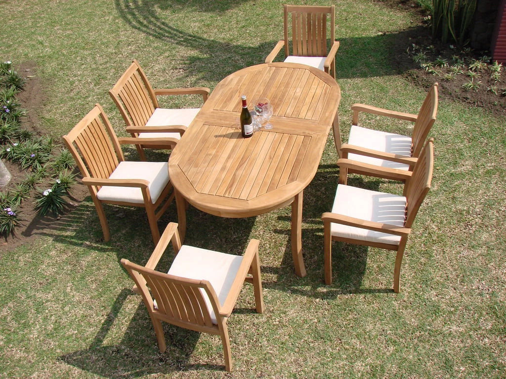 6 Seater 7 Pc Teak Dining Set X70102