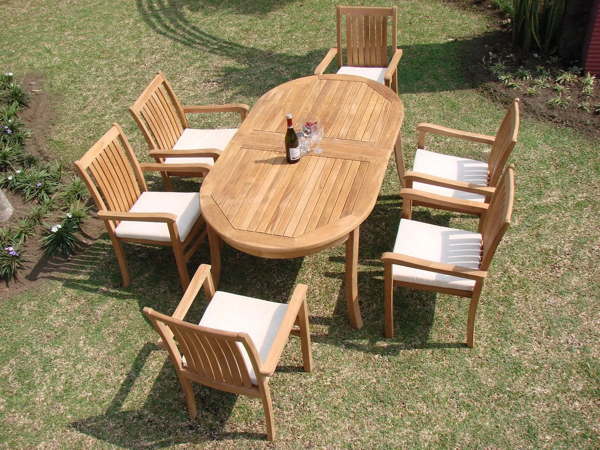 6 Seater 7 Pc Teak Dining Set X70102