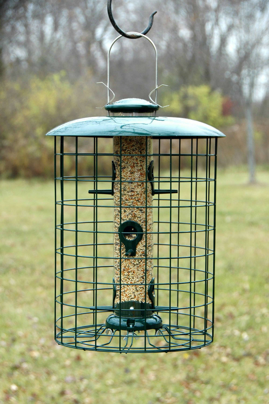 Caged 6 Port Seed Tube Feeder C57835