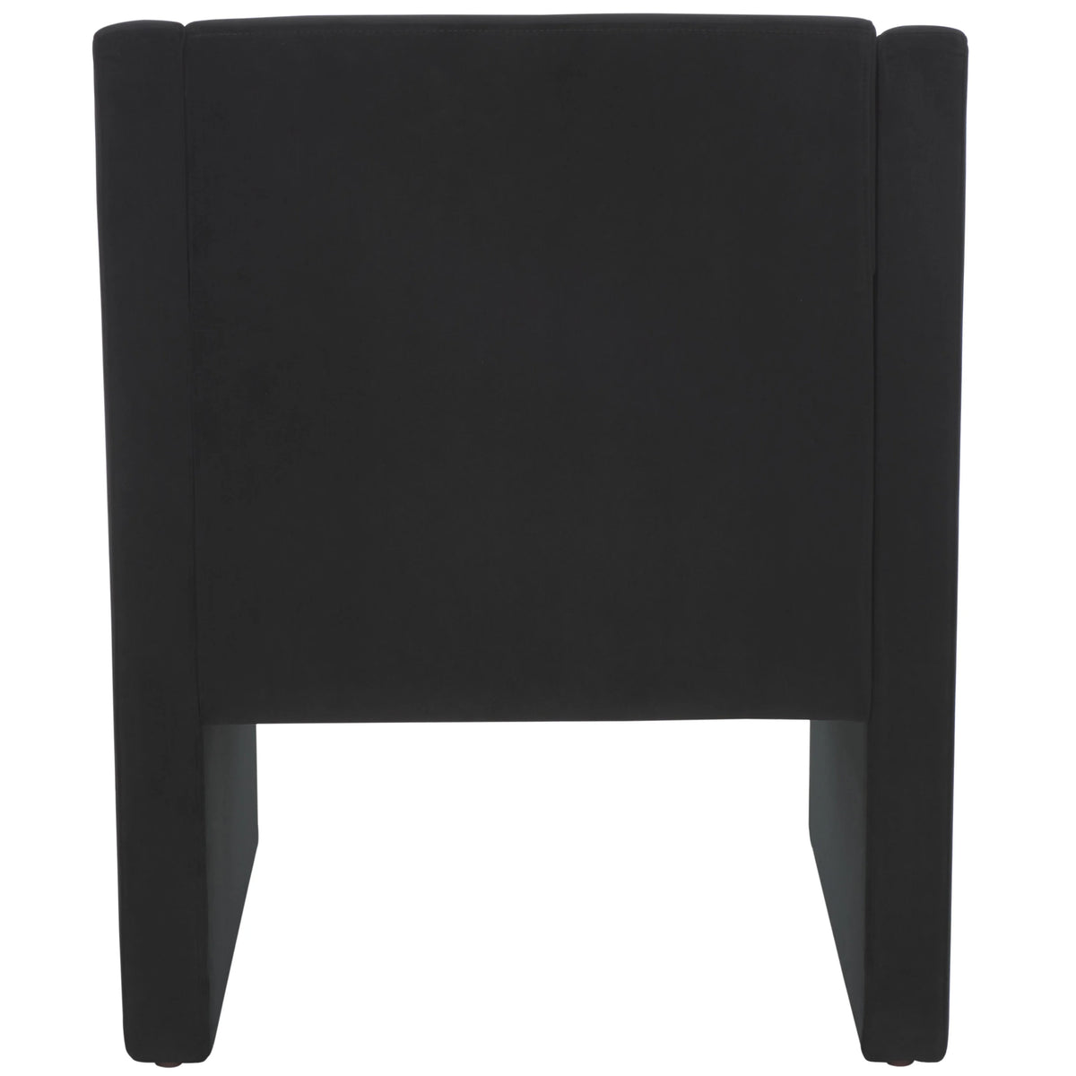 Black Velvet Accent Chairs N3534