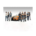 8 piece Diecast Figure Set for 1/24 Scale Models T752