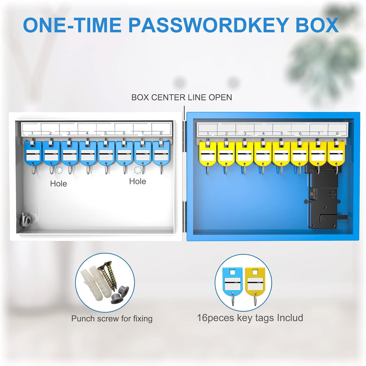 Metal Key Lock Box with Combination Lock O3341