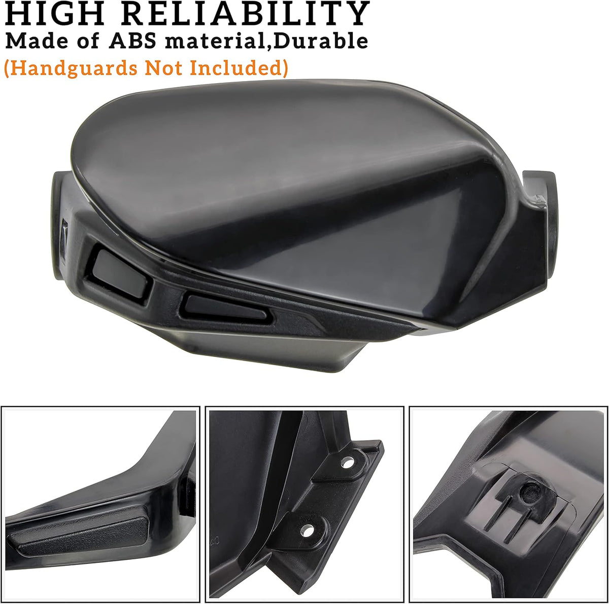 Black Plastic Handguards Wind Deflector Kit 2PCS R894036
