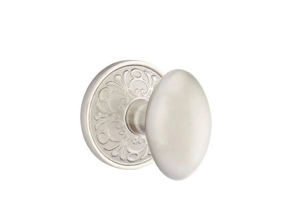 Egg Knob Passage Set Satin Nickel X17802