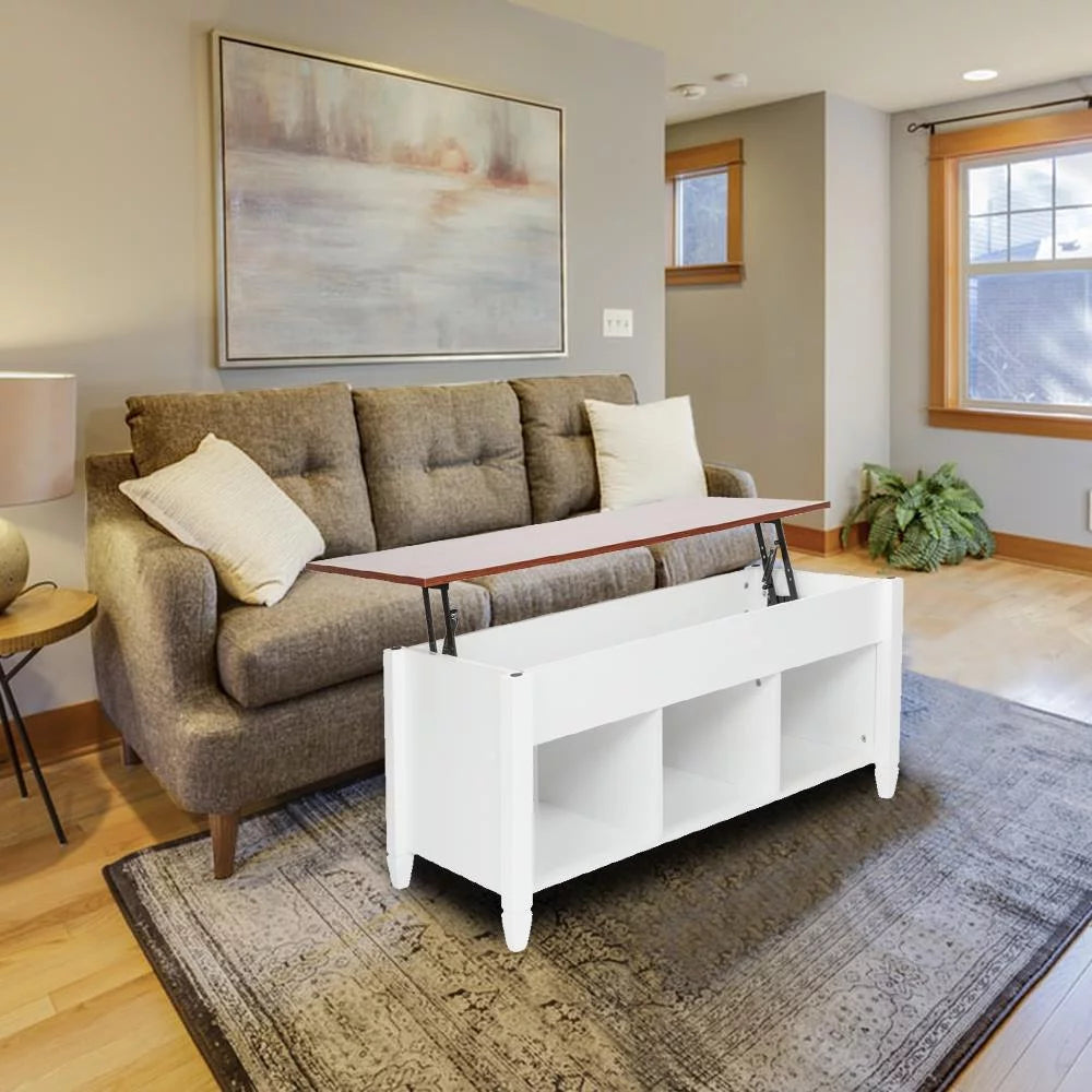 Lift Top Coffee Table with Hidden Compartment D643