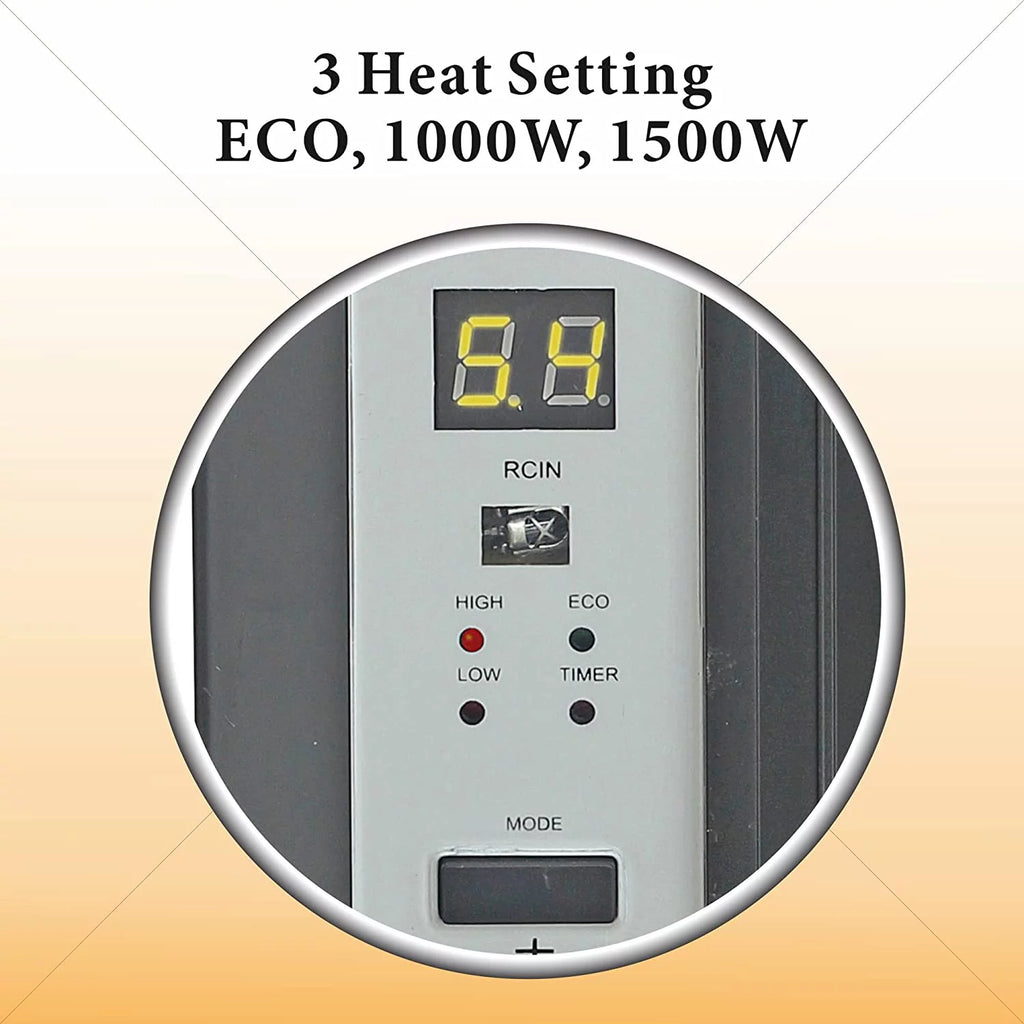 Electric Infrared Quartz Space Heater with Remote L120132
