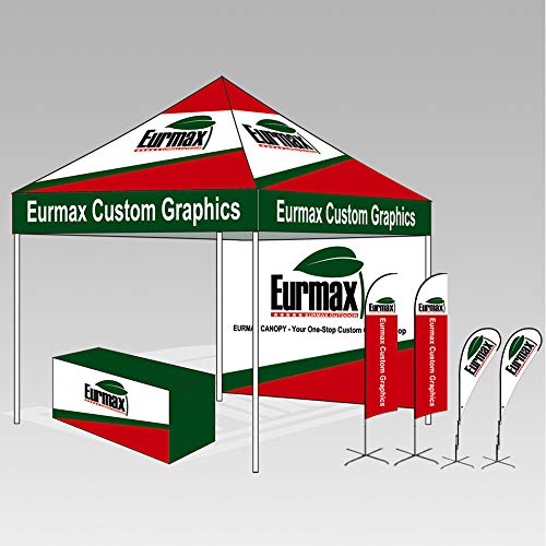 10 x 10 Pop up Canopy Tent with 4 Removable Sidewalls and Roller Bag White Q202159