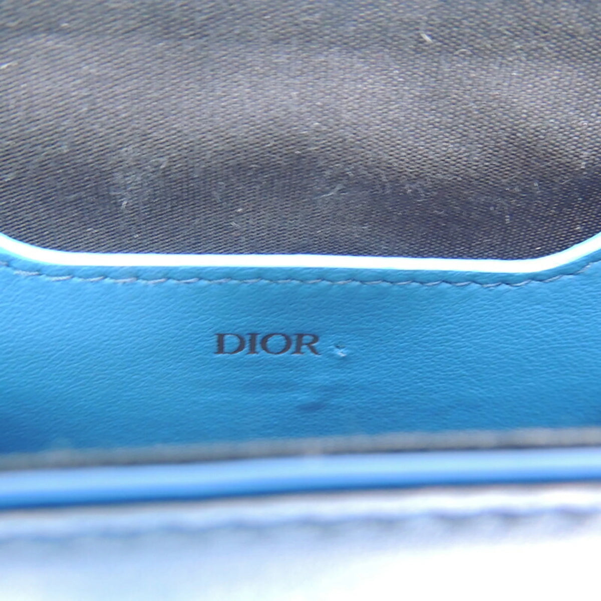 Pre-Owned Blue Leather Shoulder Bag P624691