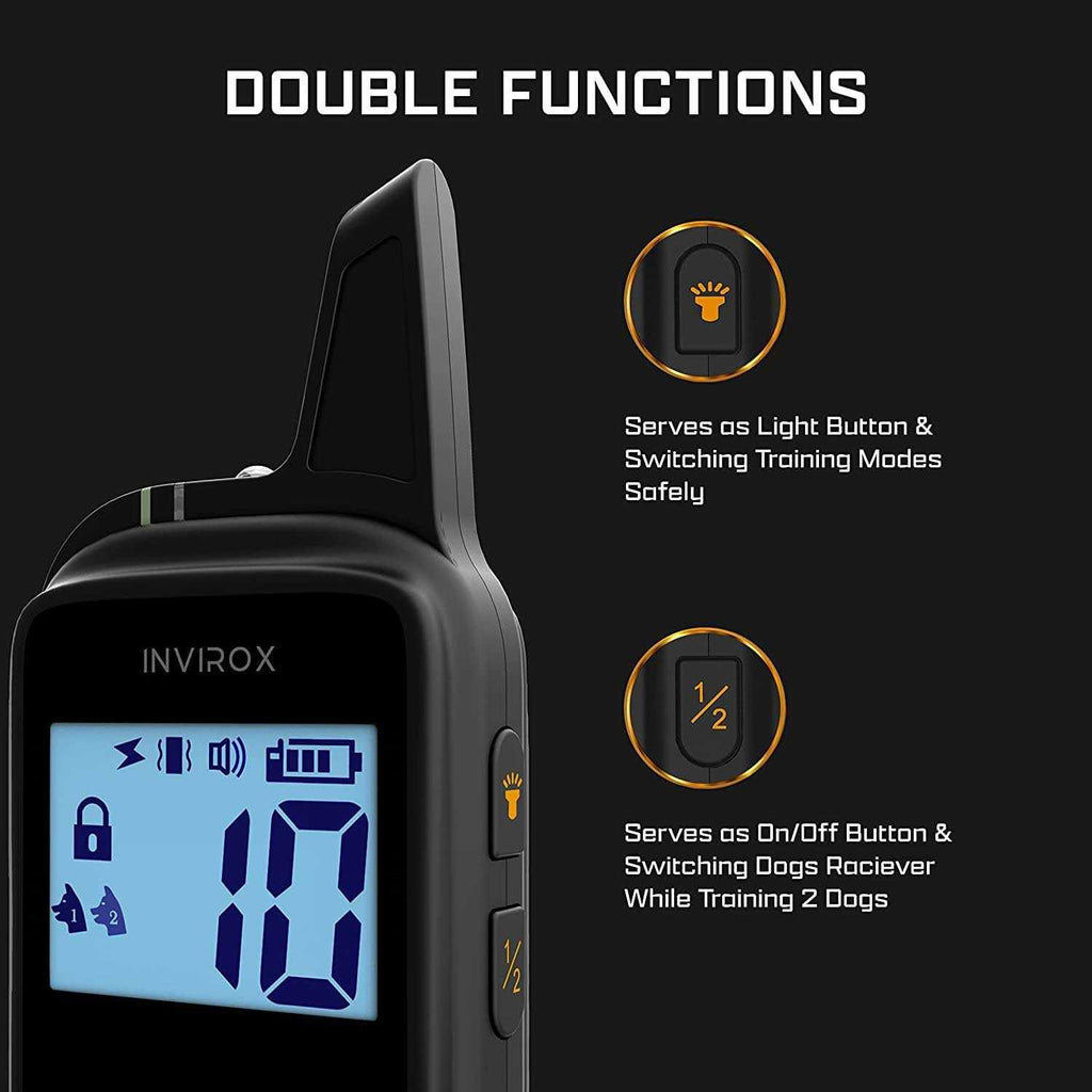 Dog Shock Collar 123 Levels Dog Training Collar B796