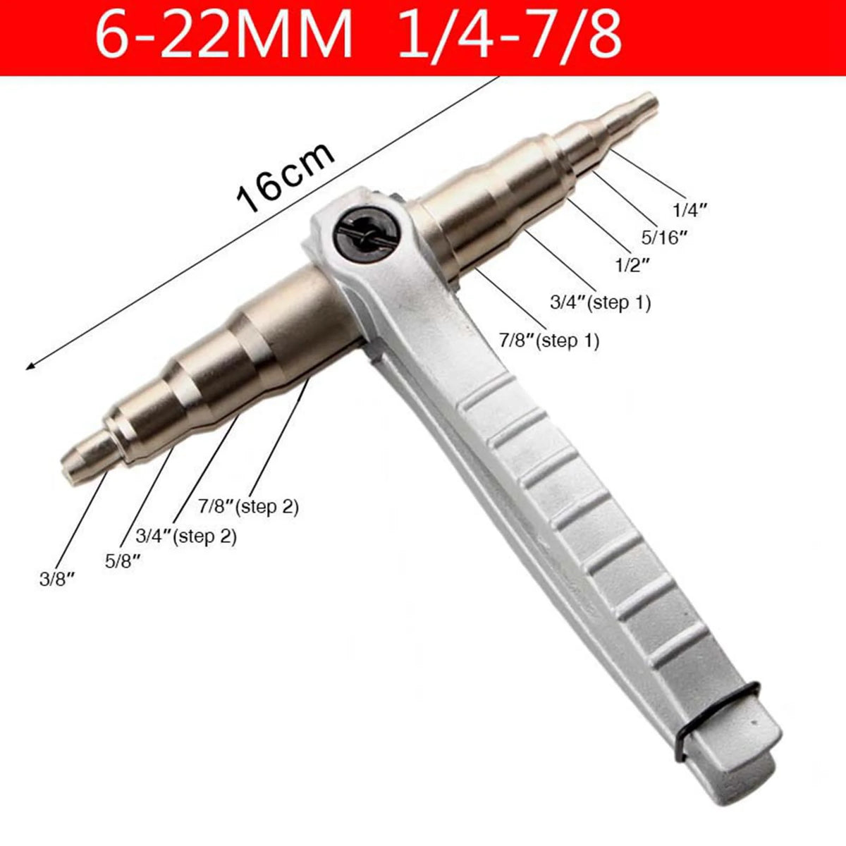 Copper Pipe Tube Expander Hand Tool 1/4” to 7/8” J922138