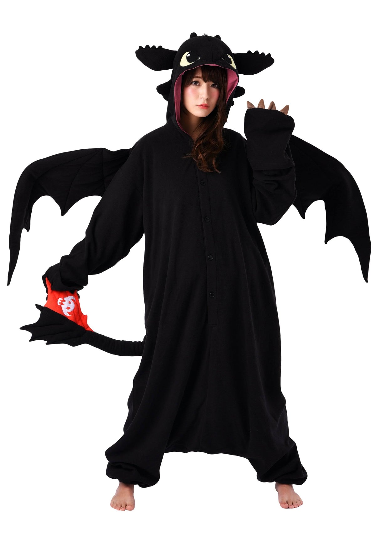 Black One Size Kigurumi Costume S64728
