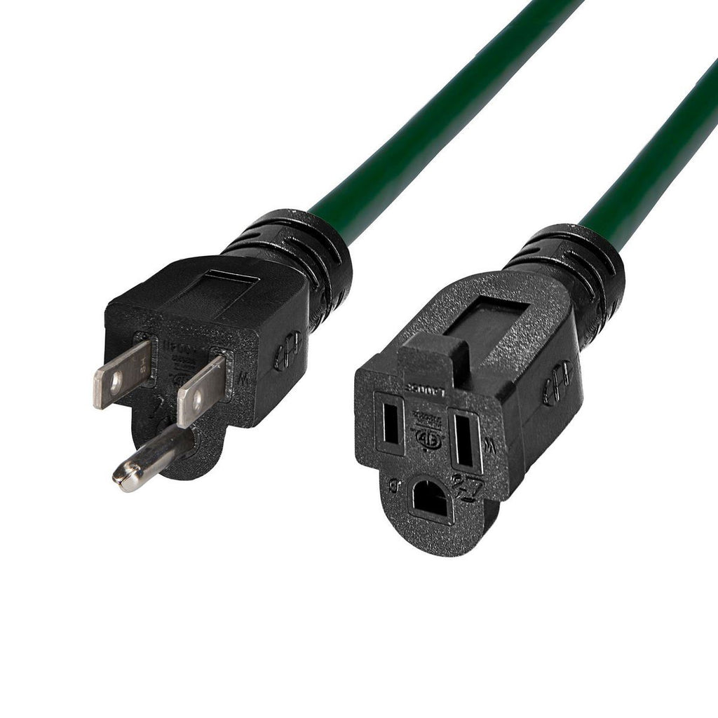Green 25 ft. 14/3 Gauge Outdoor Extension Cord B3367