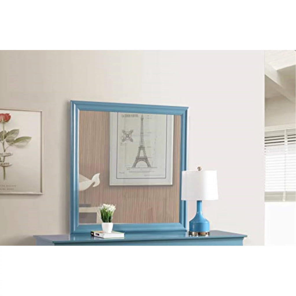 Teal Bedroom Mirror J5914