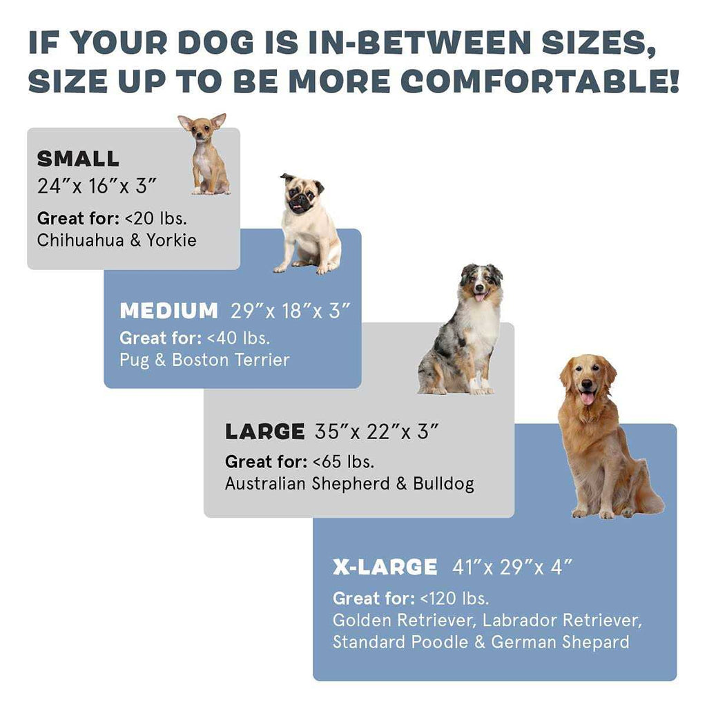 Memory Foam Dog Bed Plush Mattress T815