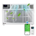 8000BTU 115V White Window Air Conditioner with Remote Control U41118