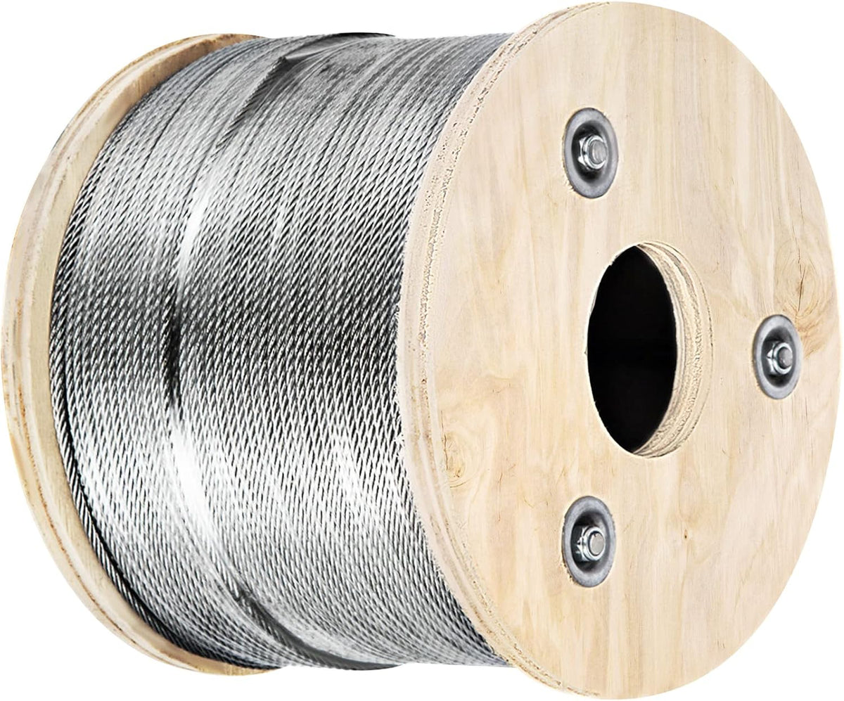 Stainless Steel Cable Railing 1/8x 500ft Wire Rope A565