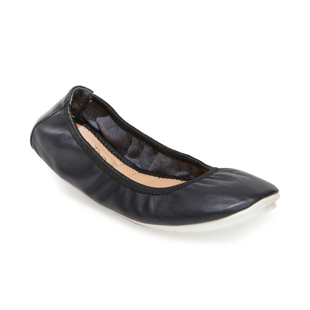 White Flat Black Nappa Leather L595526