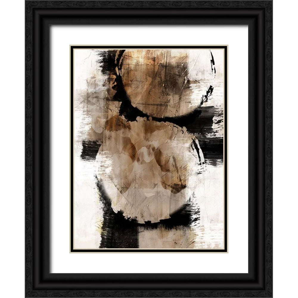 Black Ornate Wood Framed Art Print C7747