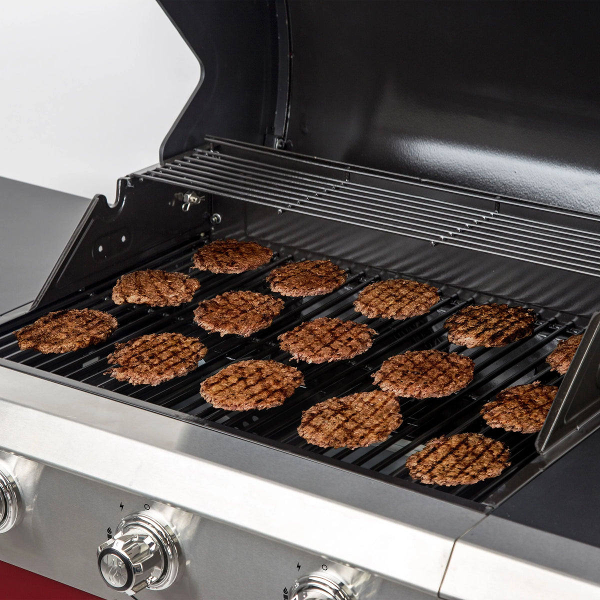 3 Burner Red Propane Gas Grill L27134