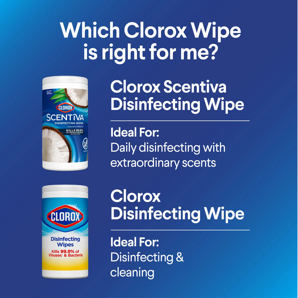 Coconut and Waterlily Cleaning Wipes, 225 Count, 3 Pack D37524