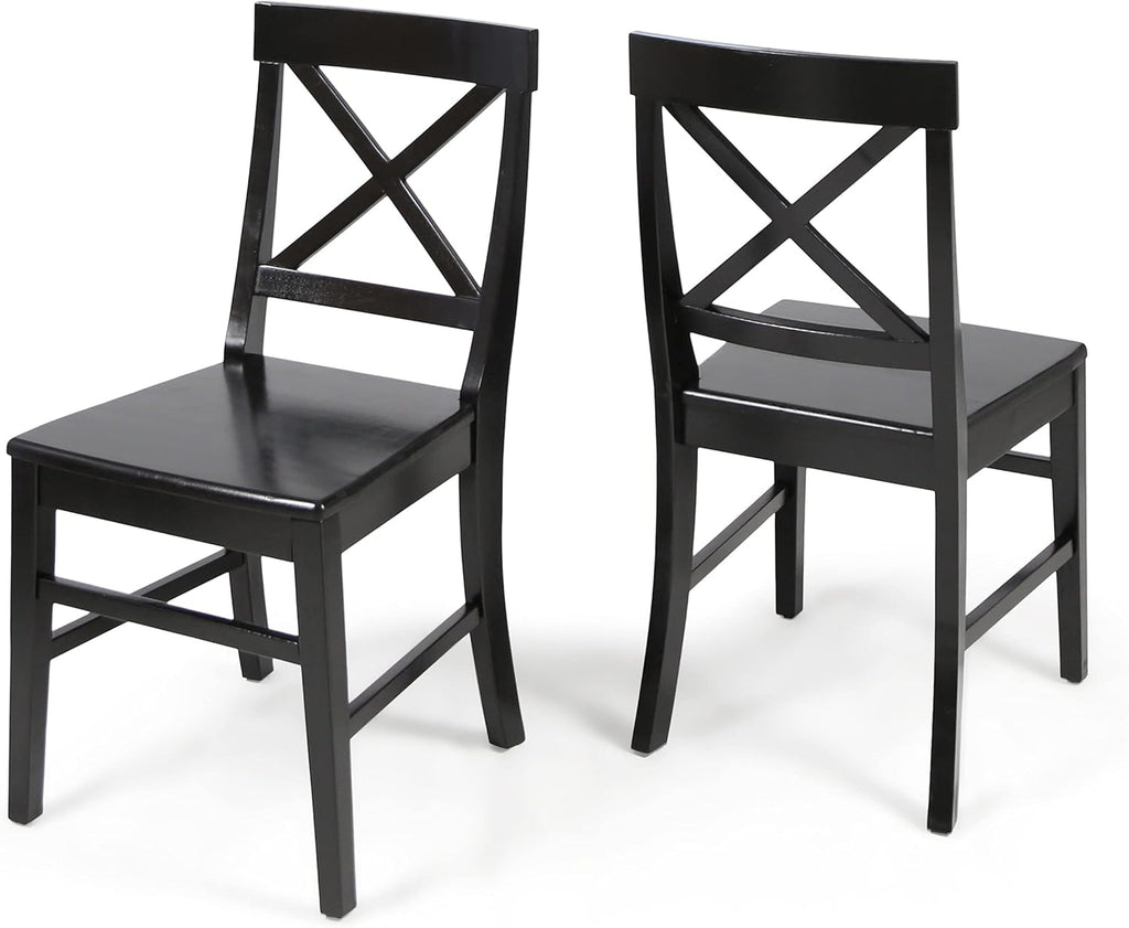 Light Grey Acacia Wood Dining Chairs W522171