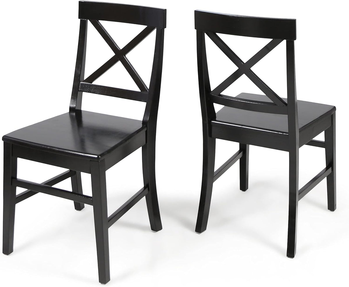 Light Grey Acacia Wood Dining Chairs W522171