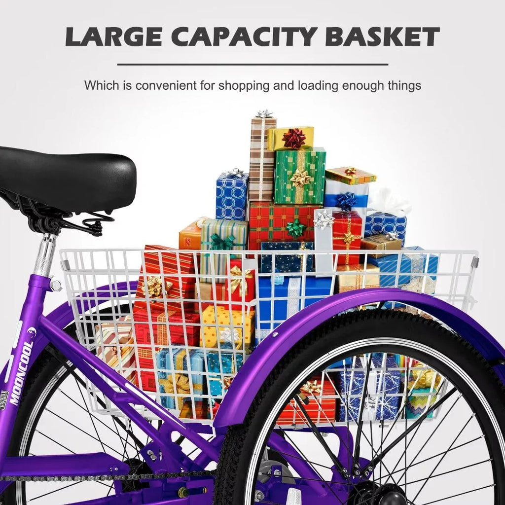 24 Inch 1 Speed Adult Tricycle B82955
