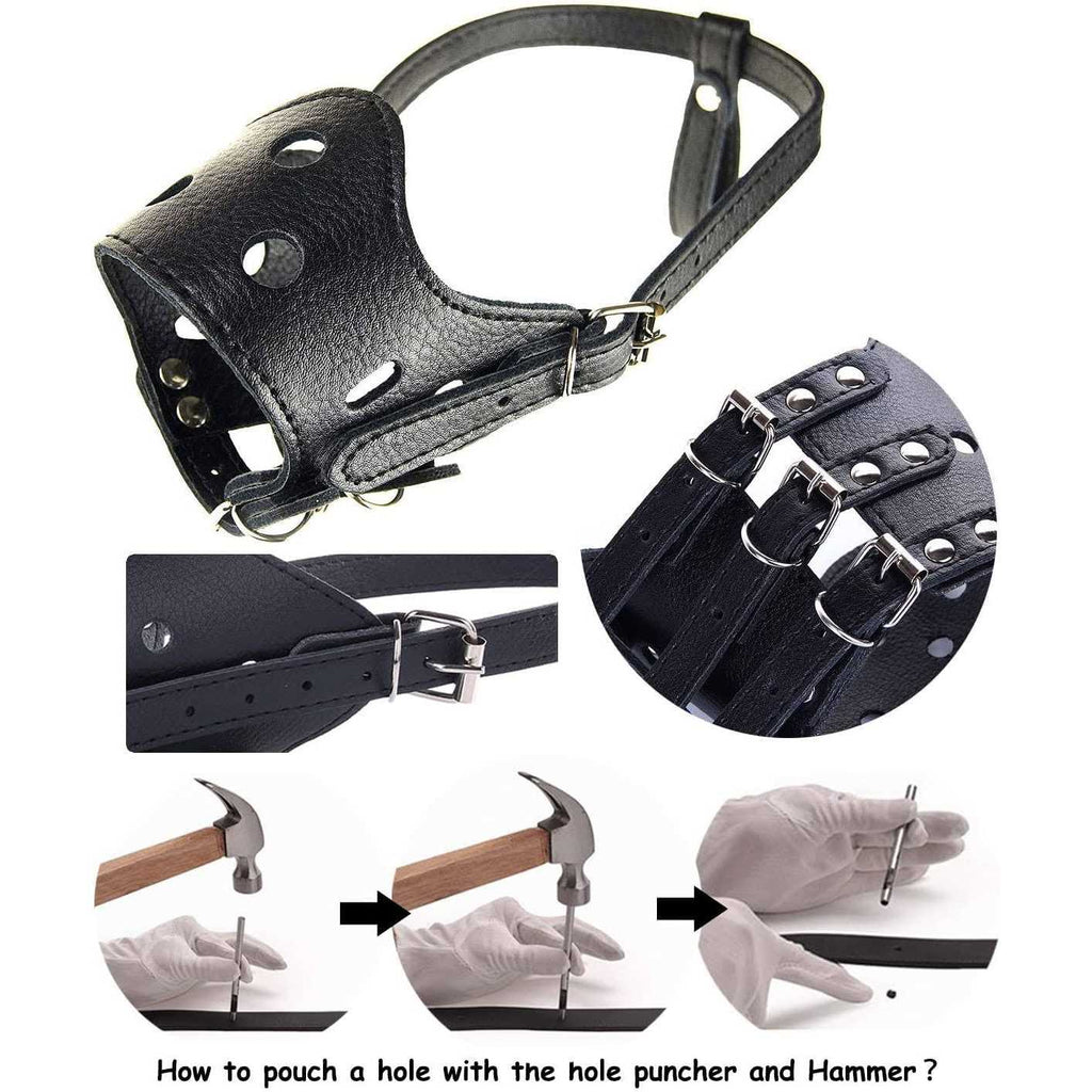 Leather Dog Muzzle P595