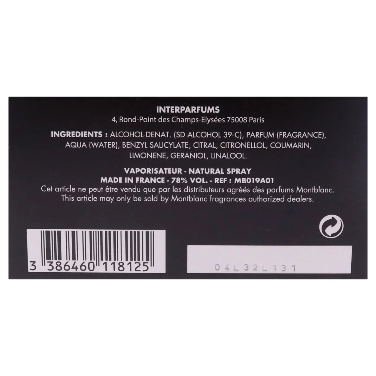 Eau De Parfum 3.3 Fl.oz X245