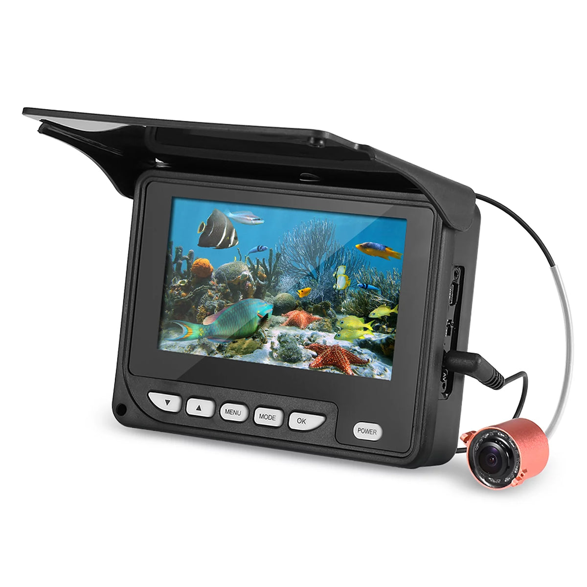 4.3 Inch Portable Underwater Fish Finder with Carry Bag P397