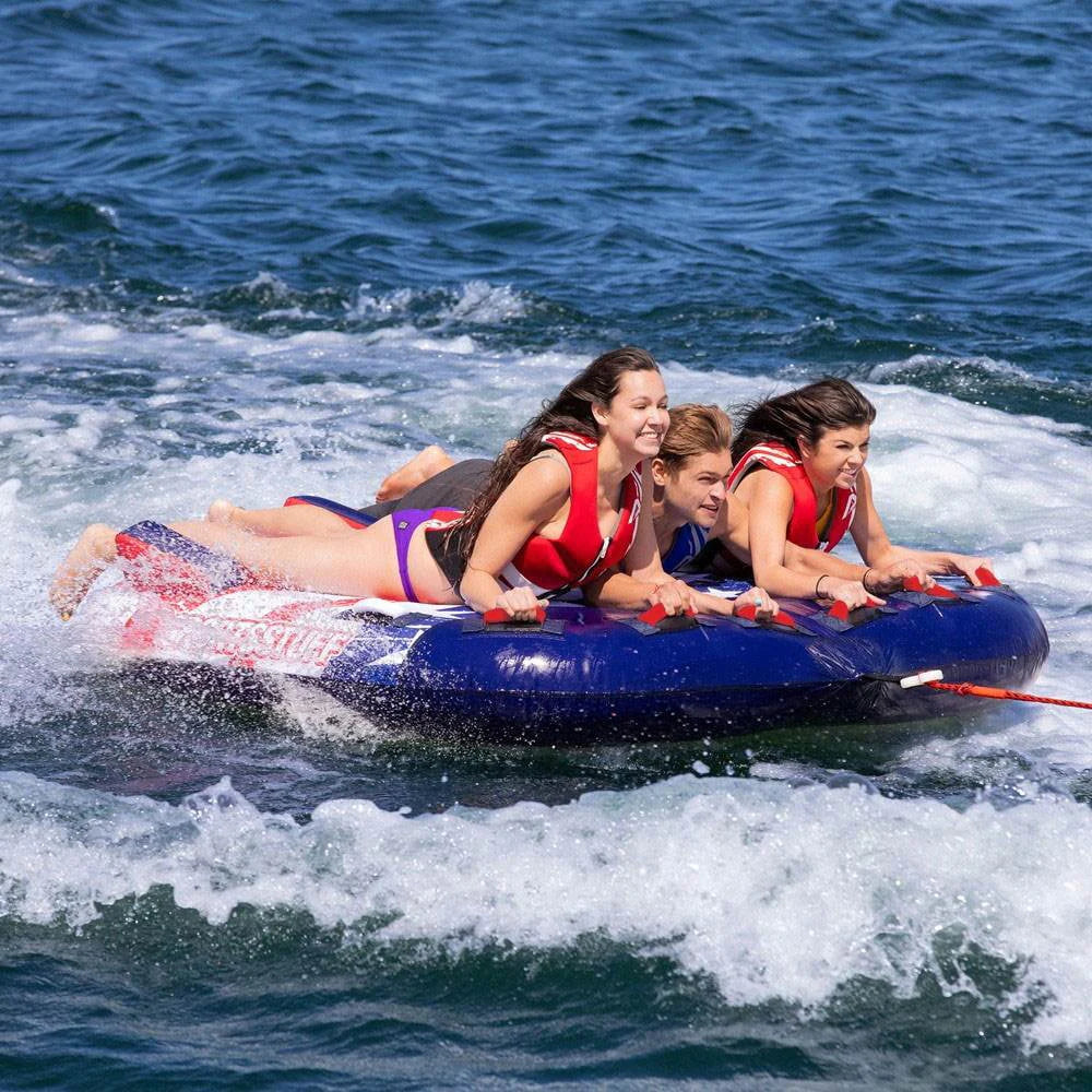 Stars & Stripes 3 Rider Towable Tube H60456