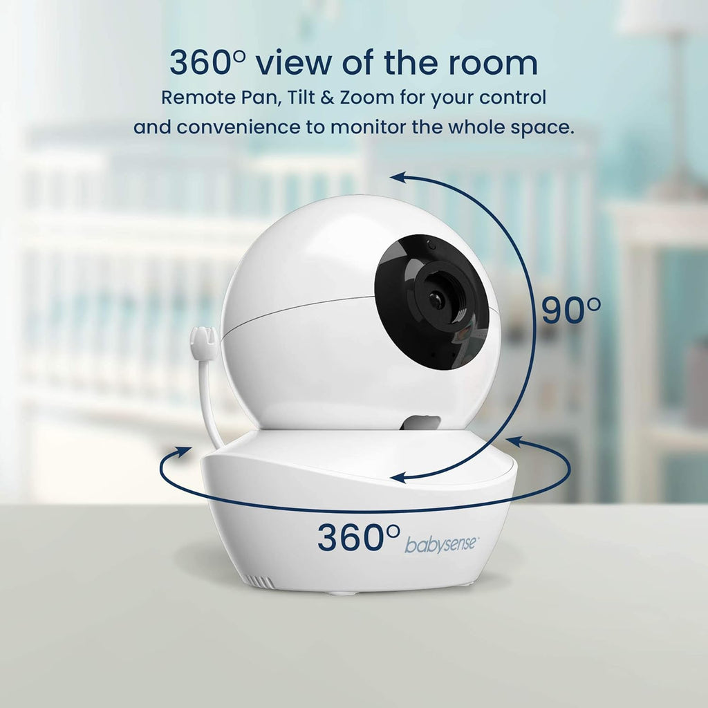 5 HD Split-Screen Baby Monitor with 2 Cameras R3689