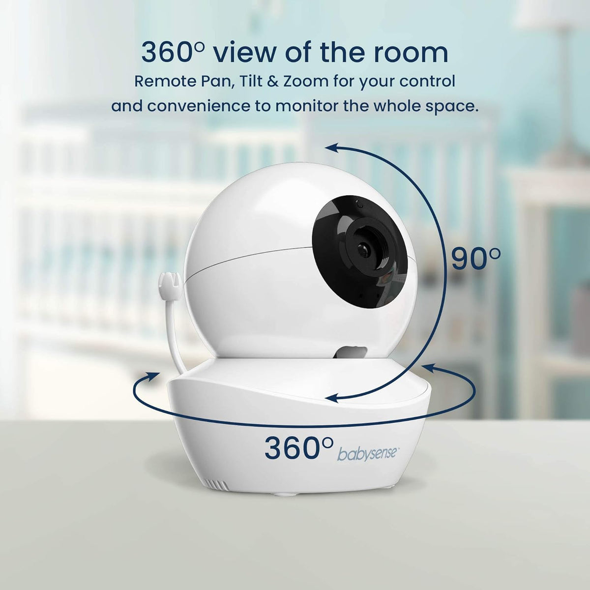 5 HD Split-Screen Baby Monitor with 2 Cameras R3689